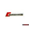 Audi Original SUPERCHARGED Seite Schriftzug Emblem Logo - 4F0853601A 2ZZ