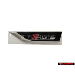 Audi Original RS5 Seite Schriftzug Emblem Logo Schwarz Rot - 8W6853601D PUZ