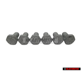 6x VW Original Sechskantschraube - N 01023820