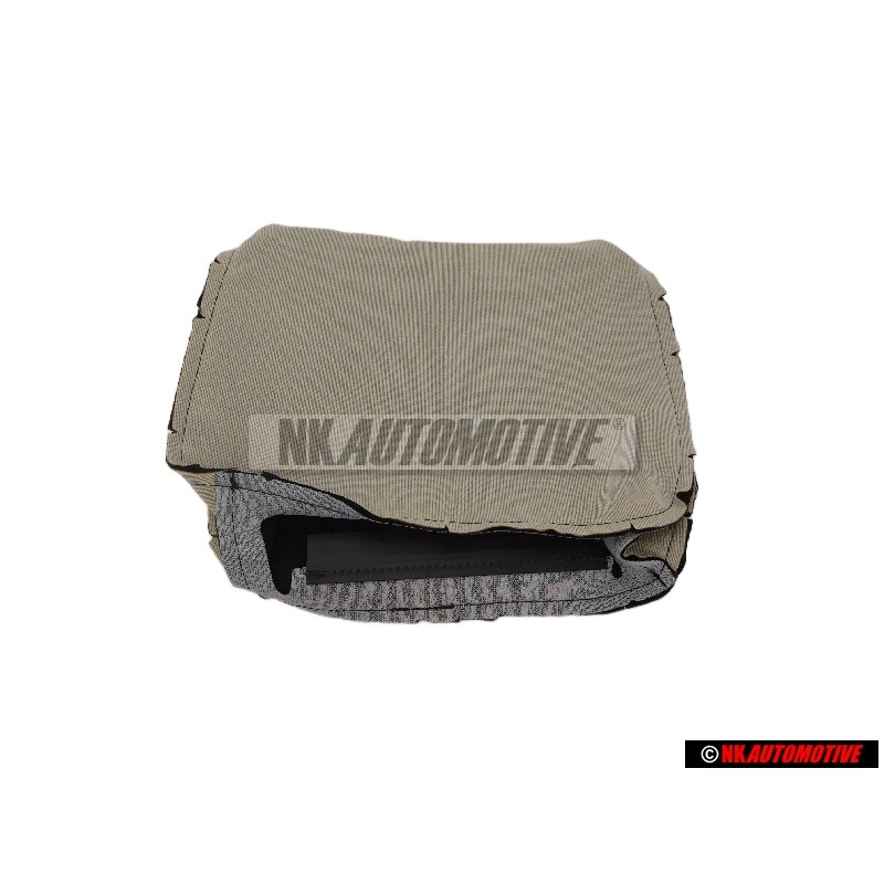 VW Original Kopfstützenbezug (Stoff) Schwarz - 535881921G C63