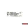 Audi Original Kennschild 'Bleifreies Benzin' - 4E0010331