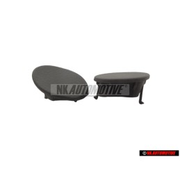 Audi Original 1 Satz Abdeckkappen Achatgrau - 4F1898173 1DH