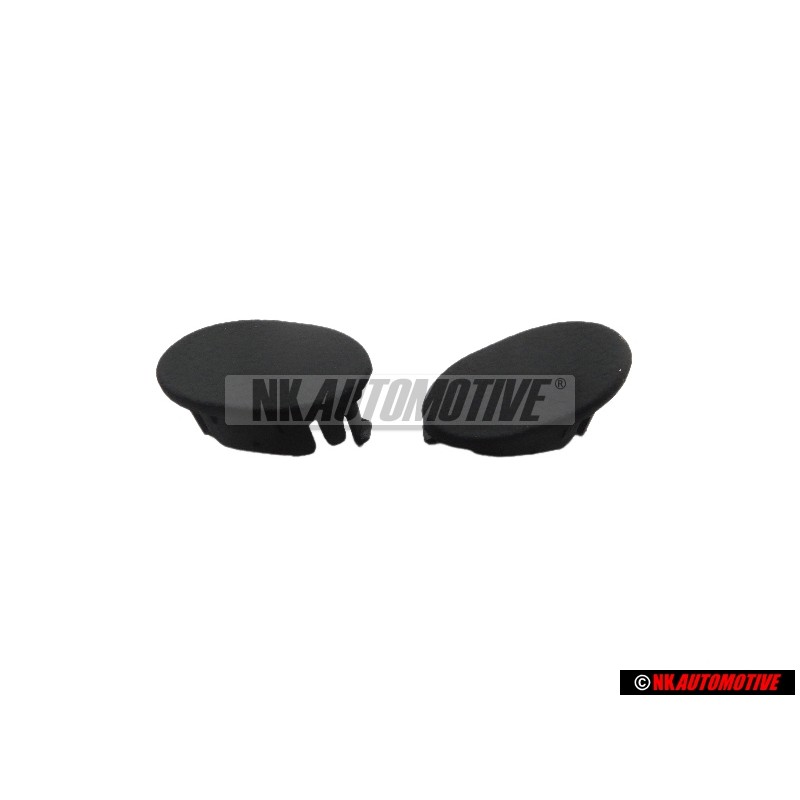 Audi Original 1 Satz Abdeckkappen Soul Schwarz - 4F1898173 6PS