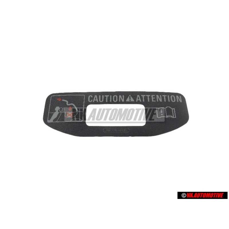 Audi Original Hinweisschild - 8N7010164M