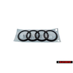 Audi Original Ringe Hinten Schriftzug Emblem Logo Schwarz - 80A853742A T94