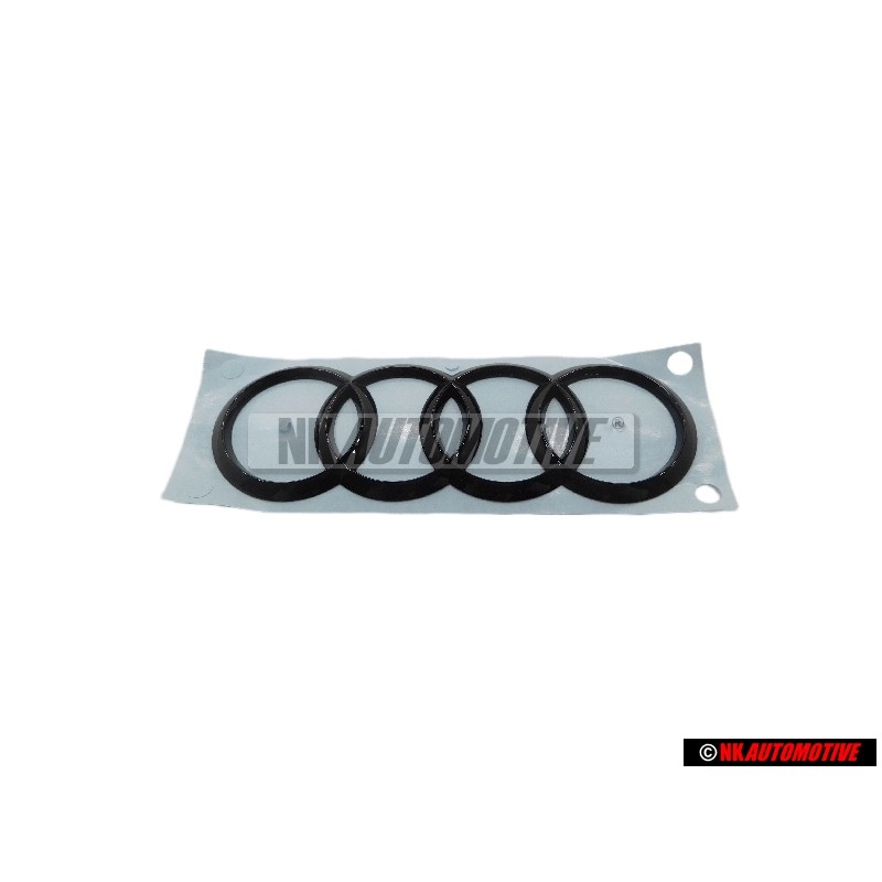 Audi Original Ringe Hinten Schriftzug Emblem Logo Schwarz - 80A853742A T94