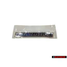 VW Original BLUE MOTION Hinten Schriftzug Emblem Logo Chrom - 5G0853675AAAFM