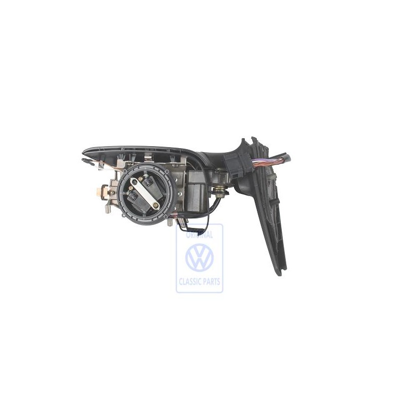 VW Original Aussenspiegelgehäuse Satinschwarz - 1E2857508D 01C