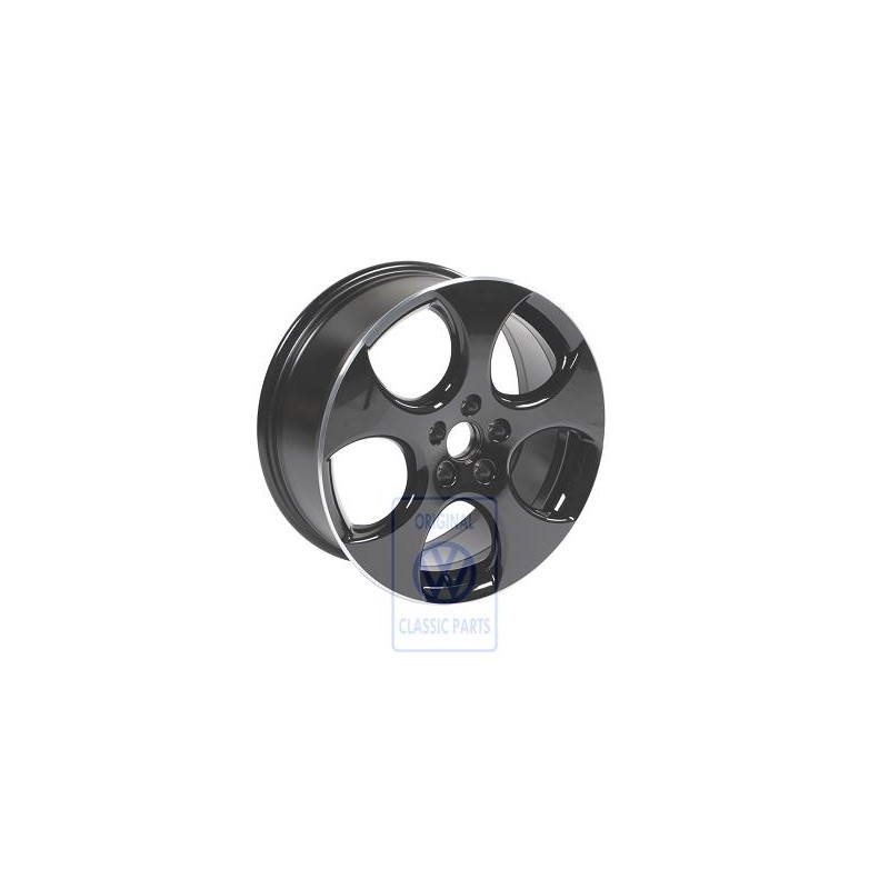 VW Original Aluminiumfelge Schwarz-Glänzend - 1K0601025BAAX1