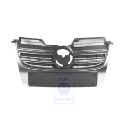 VW Original Kühlergrill Satinschwarz/Chrom Seidenmatt - 1K5853651E UBN