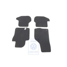 VW Original 1 Satz Fussmatten Schwarz/Flanellgrau - 1Q1863011C QIK