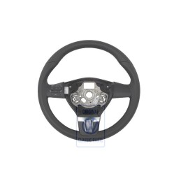 VW Original Multifunktionslenkrad (Leder) Schwarz - 561419091J E74