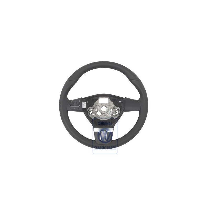VW Original Multifunktionslenkrad (Leder) Schwarz - 561419091J E74