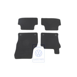 VW Original 1 Satz Fussmatten Schwarz - 5G2863011 EUN