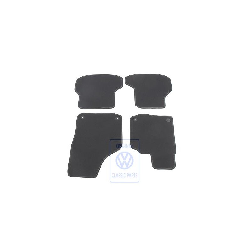 VW Original 1 Satz Fussmatten Titanschwarz/Puregrey - 5K7863011C CNI