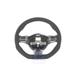 VW Original Multifunktionslenkrad (Leder) Schwarz/Artgrey - 6R0419091M ASZ