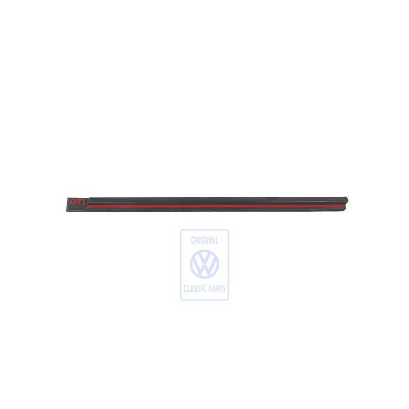 VW Original Zierleiste Für Stossfänger Titansilber-Dunkel - 867853981 3ZZ