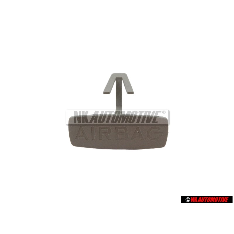 VW Original Blende Mit Emblem Perlgrau - 1J0853437 Y20