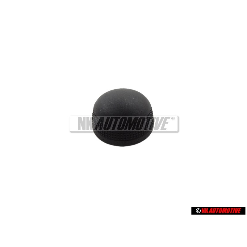 VW Original Knopf Satinschwarz - 3A0857520A A94