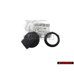 VW Original Spannhülse Mit Klappdeckel Satinschwarz - 1K0919341L 9B9