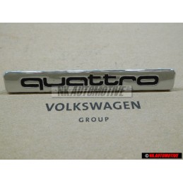 Audi Original QUATTRO Vorne Kühlergrill Emblem Schriftzug Chrom - 8L0853682 2ZZ