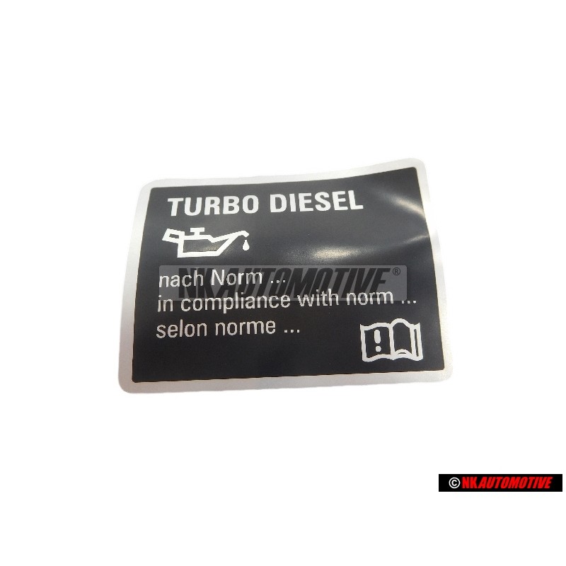 VW Original Kennschild - 059010163K