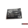 VW Original Kennschild - 059010163K