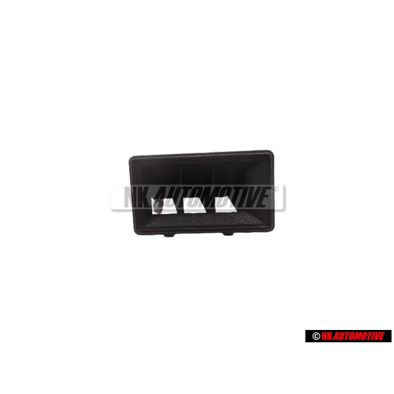 VW Original Luftdüse Satinschwarz - 321819705F 01C
