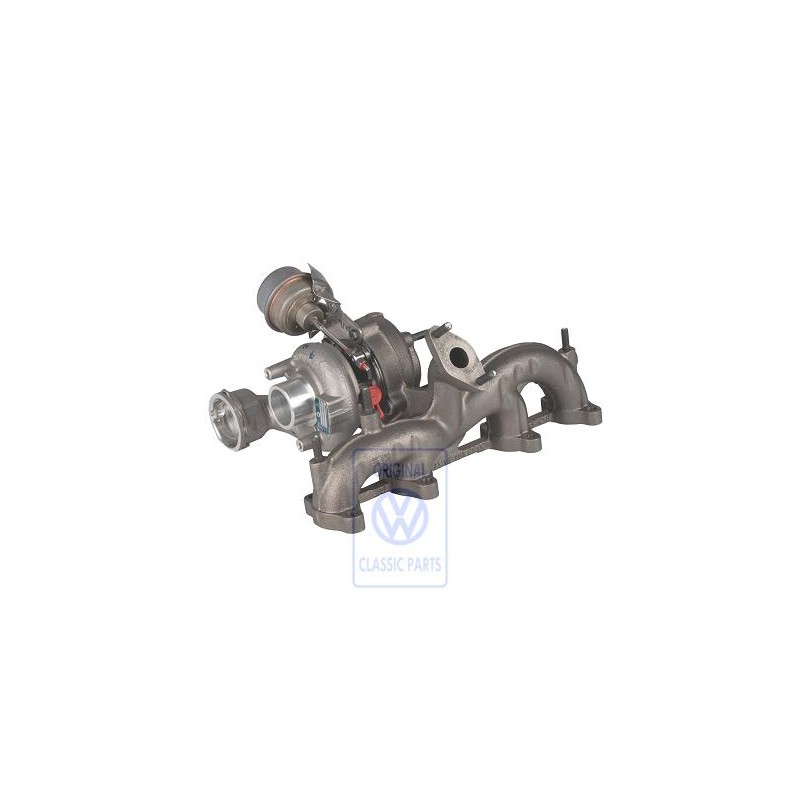 VW Original Abgaskrümmer Mit Abgasturbo- Lader - 038253056F