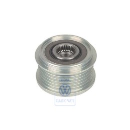 VW Original Keilrippenriemenscheibe Mit Freilauf Und Schutzkappe - 038903119AC