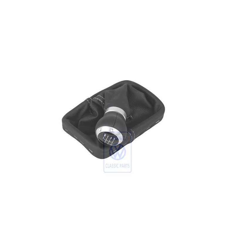VW Original Schalthebelknopf Mit Schalt Hebelverkleidung - 1C0711113P MVN