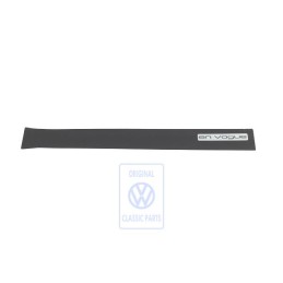 VW Original Einstiegschutzfolie Mit Schriftzug Satinschwarz - 1C0853805A 6DA