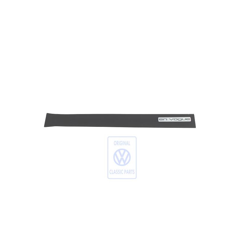 VW Original Einstiegschutzfolie Mit Schriftzug Satinschwarz - 1C0853805A 6DA