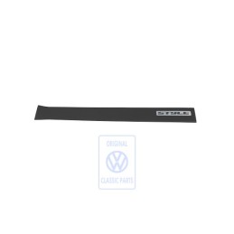 VW Original Einstiegschutzfolie Mit Schriftzug Anthrazit/Silber - 1C0853805B 2Z4