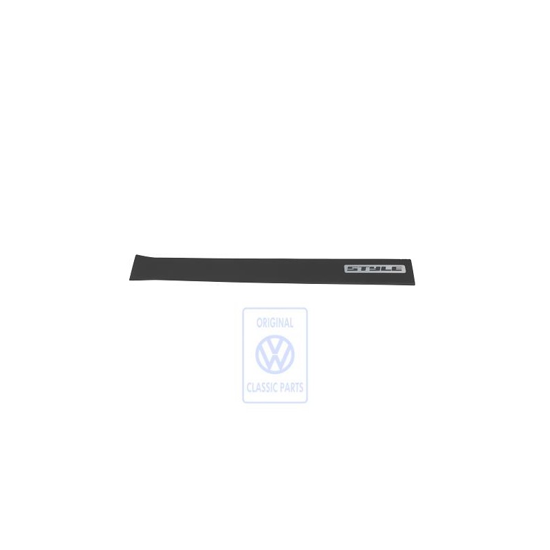 VW Original Einstiegschutzfolie Mit Schriftzug Anthrazit/Silber - 1C0853805B 2Z4