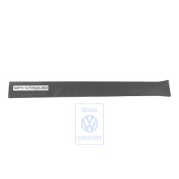 VW Original Einstiegschutzfolie Mit Schriftzug Satinschwarz - 1C0853806A 6DA