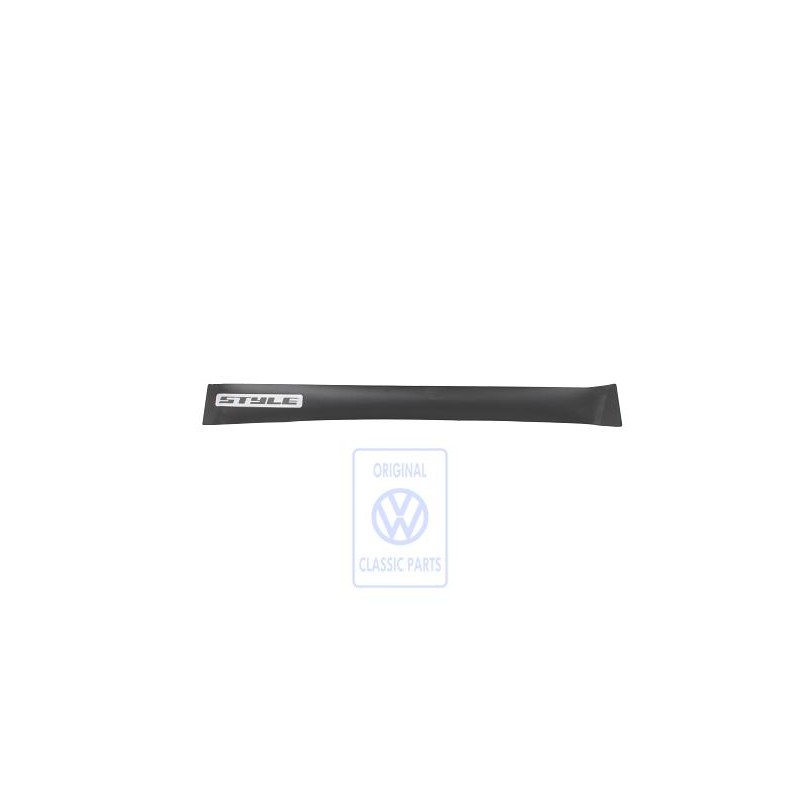 VW Original Einstiegschutzfolie Mit Schriftzug Anthrazit/Silber - 1C0853806B 2Z4