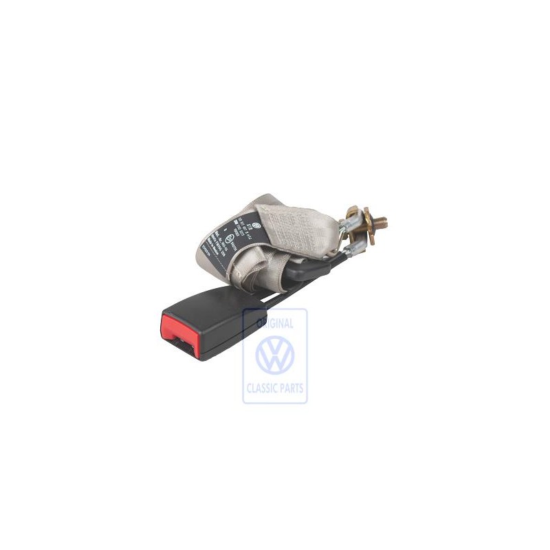 VW Original Beckengurt Und Gurt- Schloss Satinschwarz/Beige - 1C0857487B HTJ