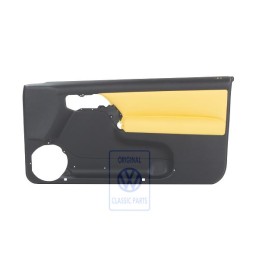 VW Original Türverkleidung (Leder/Kunstleder) Schwarz/Yellow - 1E0867012AMEAH