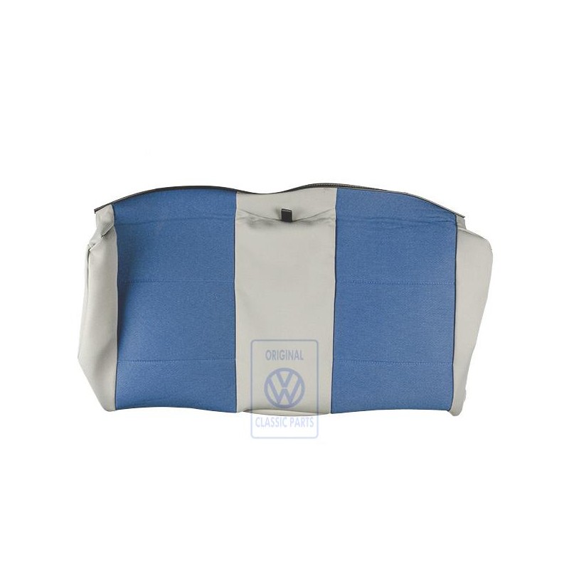 VW Original Lehnenbezug Stoff/Kunstleder Flanellgrau/Blau - 1E0885805J JNP