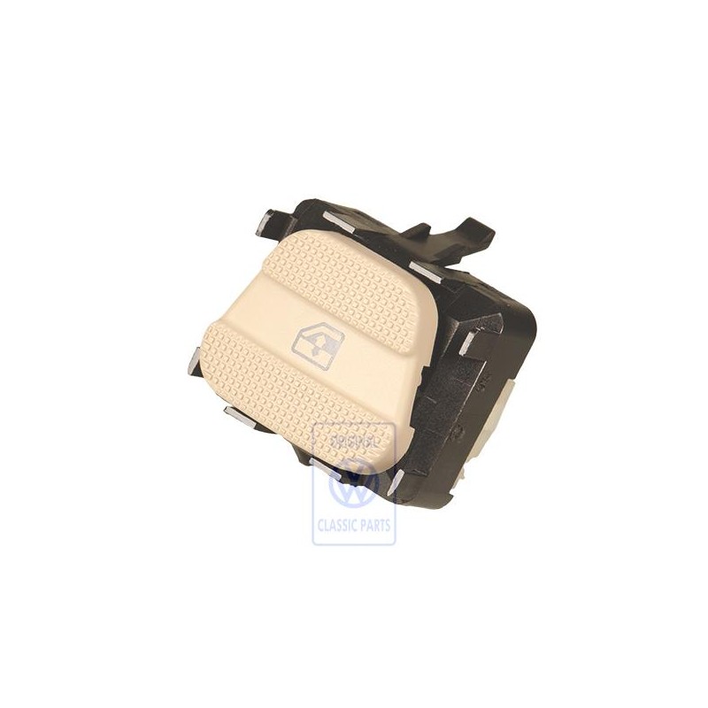 VW Original Schalter Für Elektrischen Fensterheber Hellbeige - 1E0959855A Q70