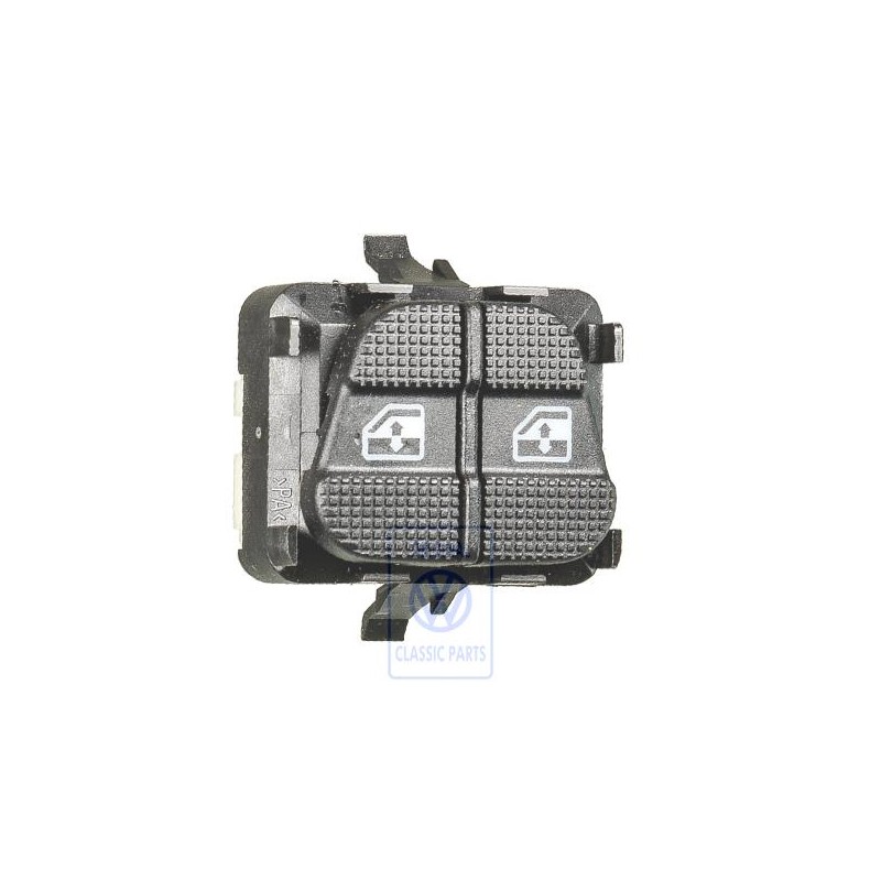 VW Original Schalter Für Elektrischen Fensterheber Satinschwarz - 1E1959855 01C