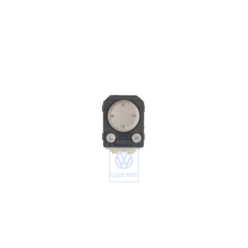 VW Original Schalter Für Aussenspiegelverstellung Kieselgrau - 1H0959565 Y01