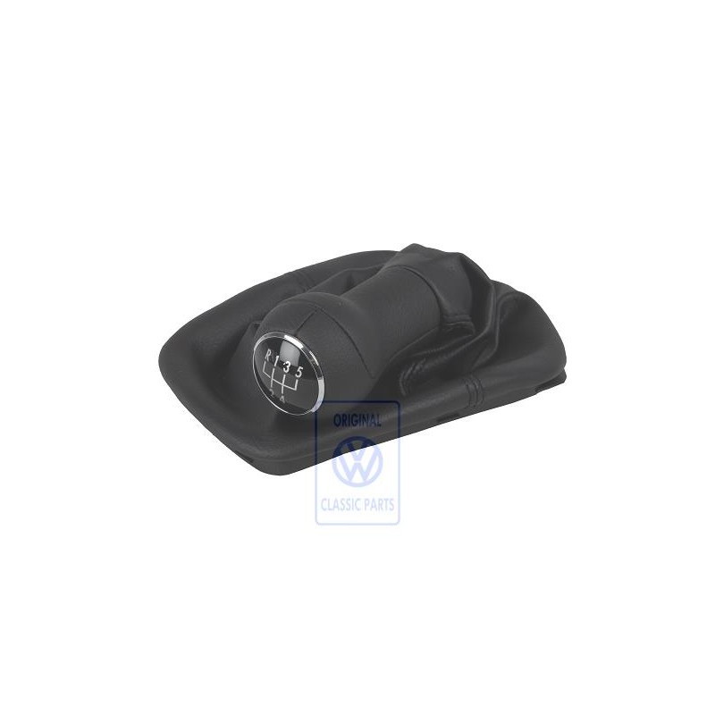 VW Original Schalthebelknopf Leder Mit Schalthebelverkleidung - 1J0711113DFMEK