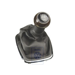 VW Original Schalthebelknopf Holz/Leder - 1J0711113DRQUM