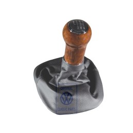 VW Original Schalthebelknopf Holz/Leder - 1J0711113EHQUP