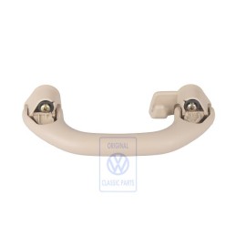 VW Original Haltegriff, Klappbar, Mit Mantelhaken Hellbeige - 1J0857607N 8YS