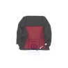 VW Original Lehnenbezug Stoff Mit Heiz- Element Rot/Schwarz - 1J0882805CLLBY