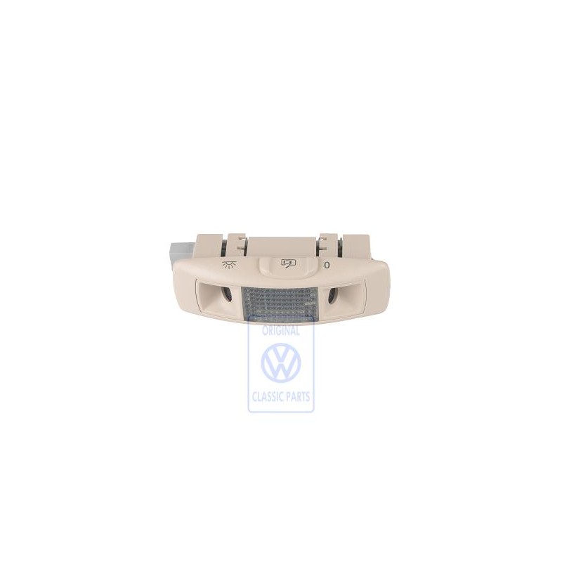 VW Original Leseleuchte Mit Ultraschall- Sensor Hellbeige - 1J0951171E 8YS