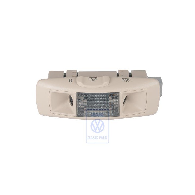 VW Original Leseleuchte Mit Ultraschall- Sensor Hellbeige - 1J0951172F 8YS